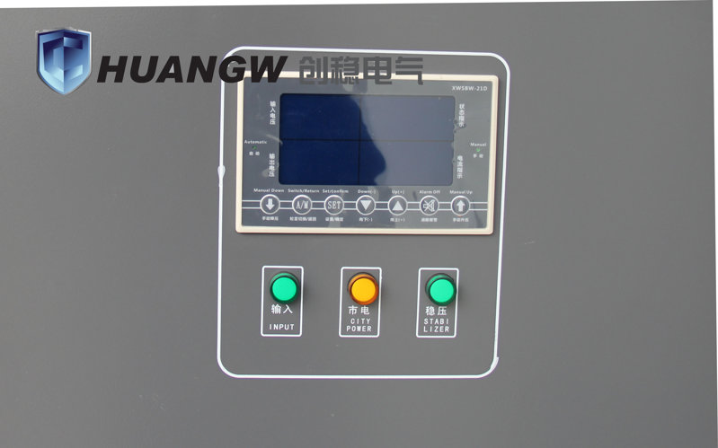 數控機床穩壓器采用智能微電腦顯示器